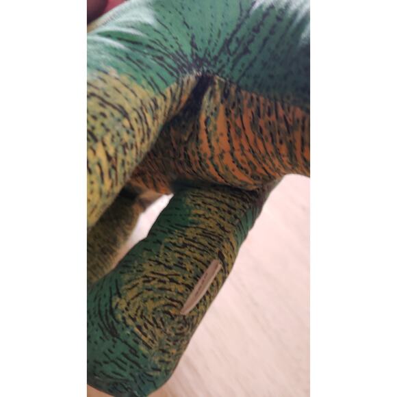 Vintage Phoenix Stuffed Dinosaur Plush Great American Fun Brontosaurus 1991 21" - Picture 8 of 8